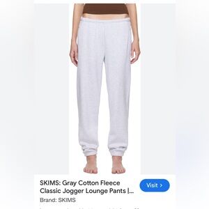 Skims grey classic jogger